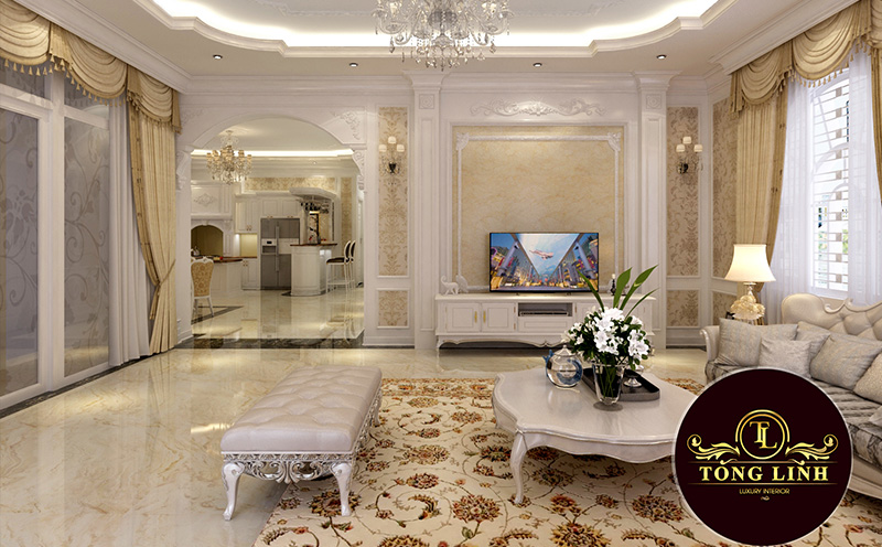 Thi công phào chỉ PU lâu đài anh Hiển tại Việt Trì