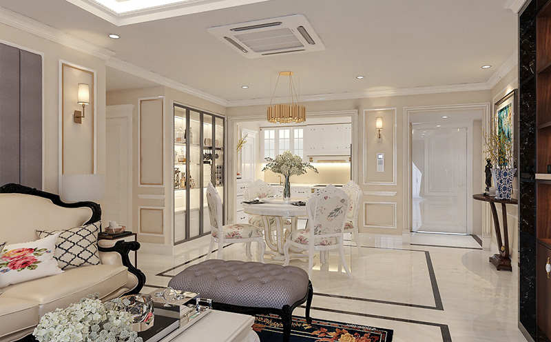 Anh Tài - Thi công phào chỉ PU chung cư Goldmax city 136 Hồ Tùng Mậu